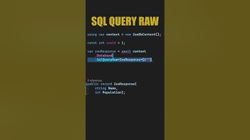 EF Core Raw SQL Queries Make Dapper Unnecessary #shorts