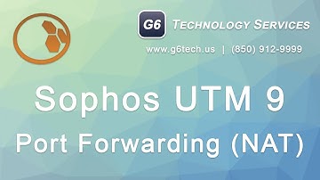 Sophos UTM 9 Port Forwarding (NAT)