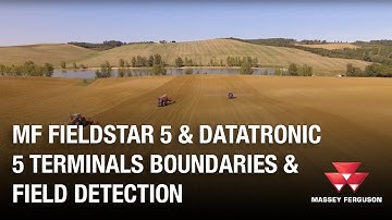 MF FieldStar 5 & Datatronic 5 Terminals | Boundaries & Field Detection