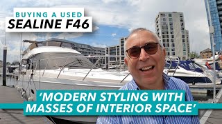 Modern styling with masses of interior space | Sealine F46 used boat review | Motor Boat & Yachting