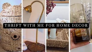 Thrift with Me for Home Decor!