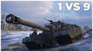 T95 DOOM TURTLE • 1 vs 9 • 10.4K Damage 11 Kills • World of Tanks Gameplay