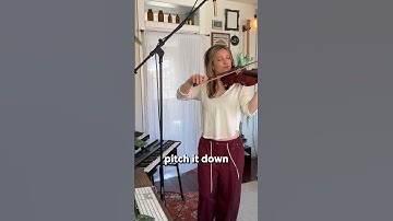 Secret sampling trick using violin