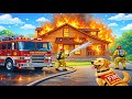 SIAGA 1! 🚒 Misi Pemadam Kebakaran Menyelamatkan Rumah dari Api! 🔥