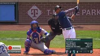 Julio Rodríguez Crushes GO-AHEAD 3-Run Home Run!