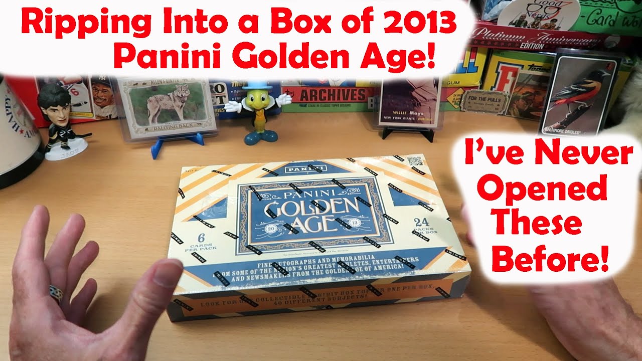 2013 Panini Golden Age Box Break! Happy 4th of July! - YouTube