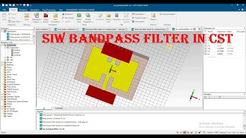 Siw bandpass filter in cst hfss notch filter bandstop filter in hfss feko ie3d cst