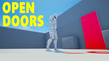 Unreal Engine 4 - OPEN DOORS - blueprint