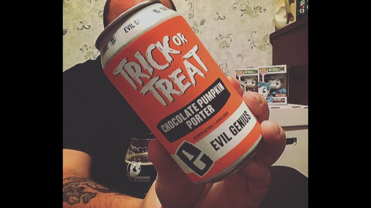 #41 Trick or Treat Chocolate pumpkin Porter Evil Genius Brewing craft beer review