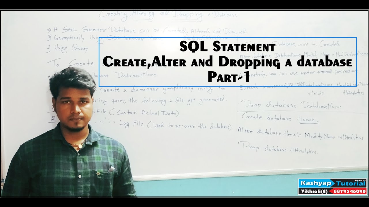 Alter and Dropping Table in SQL | SQL Tutorial Part-4 - YouTube