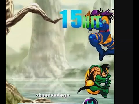 MvC2: Wolverine Wall-Jump Crossup Overhead 60% Sequence by Derelearnslow