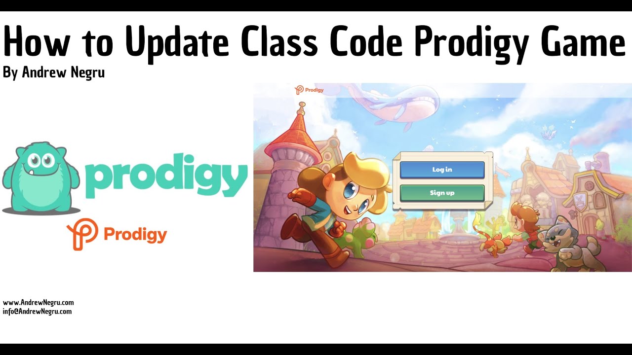 How to Update Class Code Prodigy Game YouTube