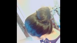 Messy Cotton Candy Bun - My Way !!