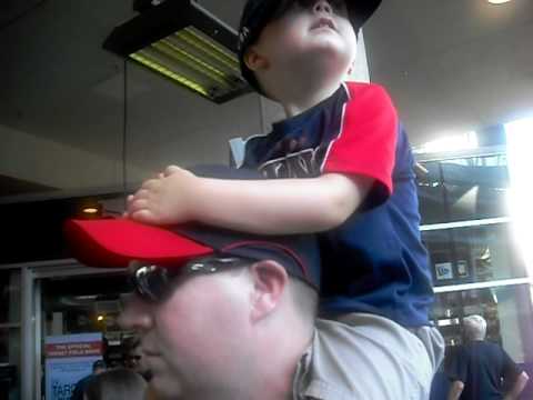 Eric and Daddy at Target field