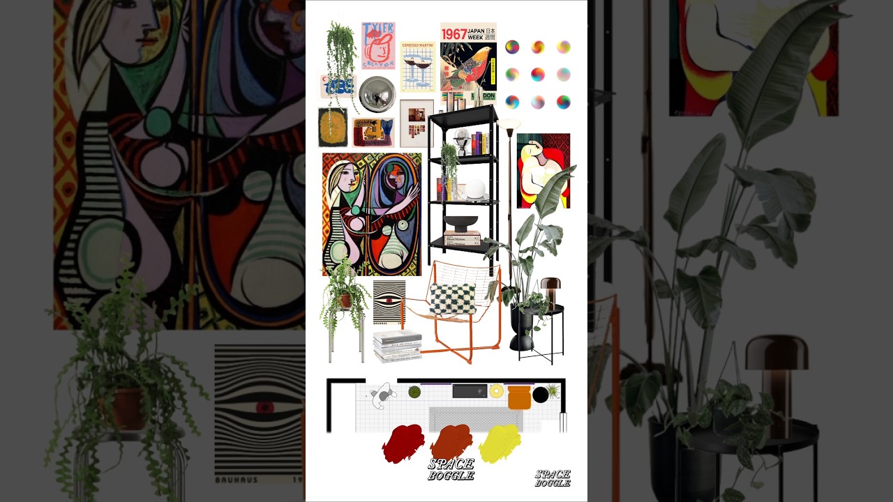 MOOD BOARD (Free apps, Interior design)