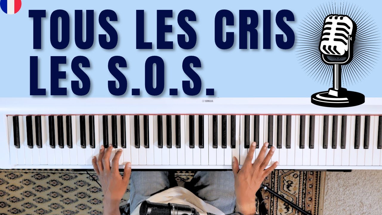 PIANO FACILE // DANIEL BALAVOINE - TOUS LES CRIS LES S.O.S.