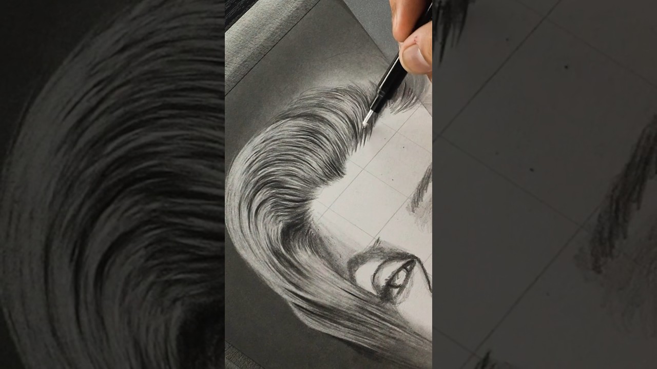 Thats how I draw Realistic HAIR😍 