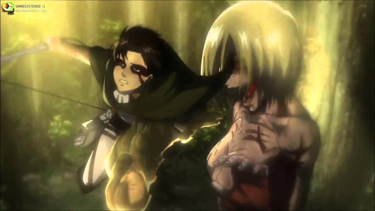 Attack On Titan Levi Vs Female Titan