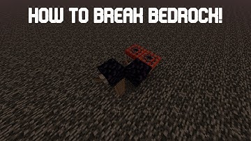 How To BREAK Bedrock In Minecraft 1.18.1