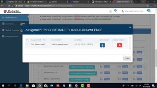Educare Parent Tutorial - Accessing and submitting assignments screenshot 5