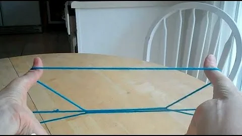 Cup and Saucer with string, step by step