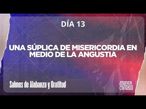 Día 13 - Una súplica de misericordia en medio de la angustia