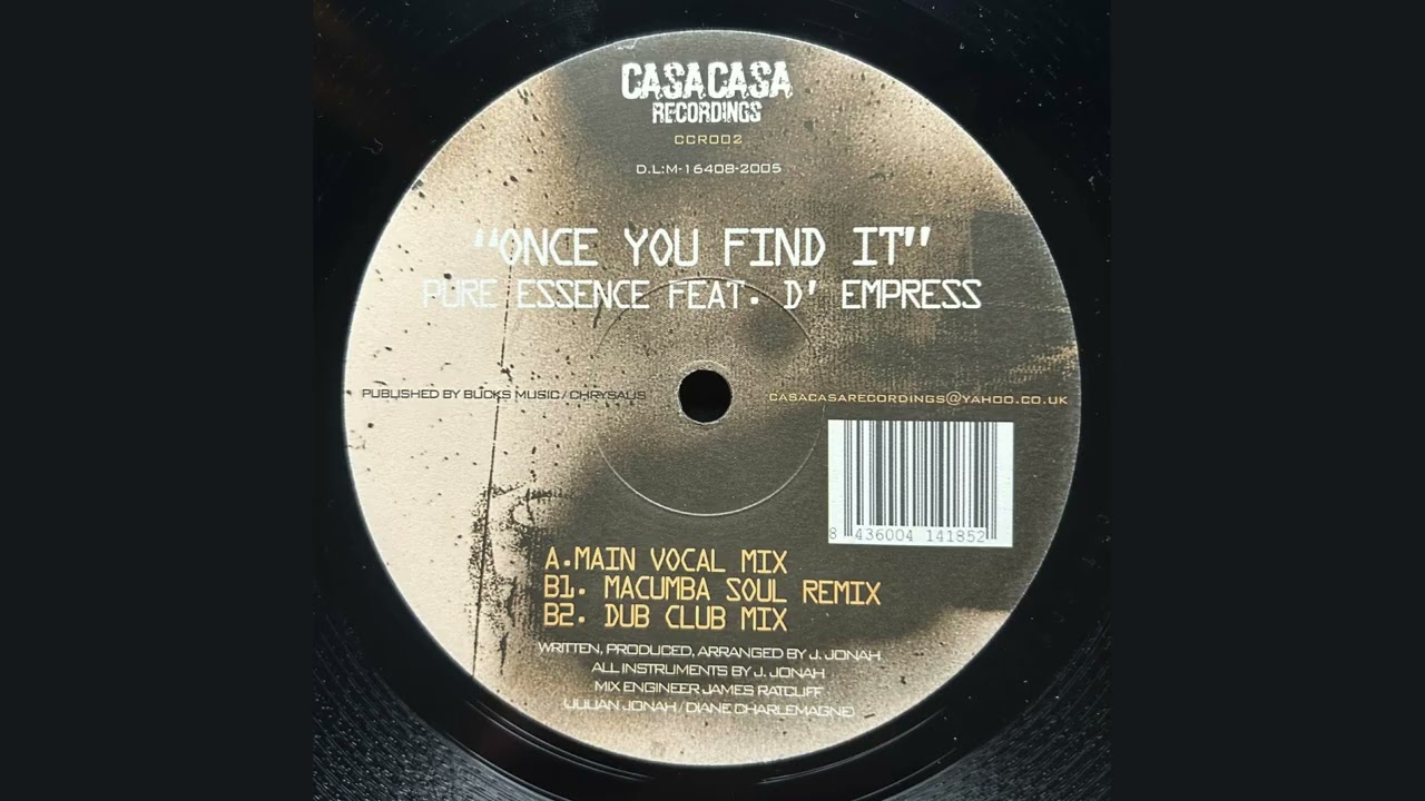 Pure Essence – Once You FInd It (Macumba Soul Remix)
