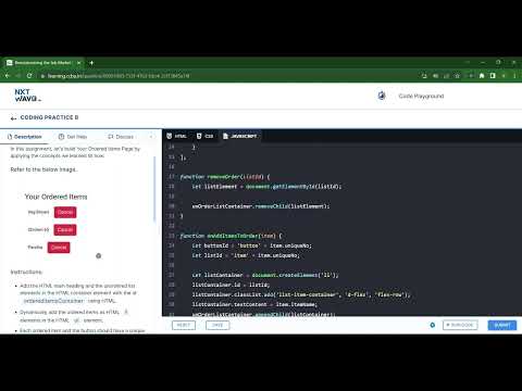 Your Ordered Items | Coding Practice 8 | Todos Application | NxtWave | ccbp 4.o