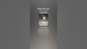 Happy New Year in different languages (about 100)