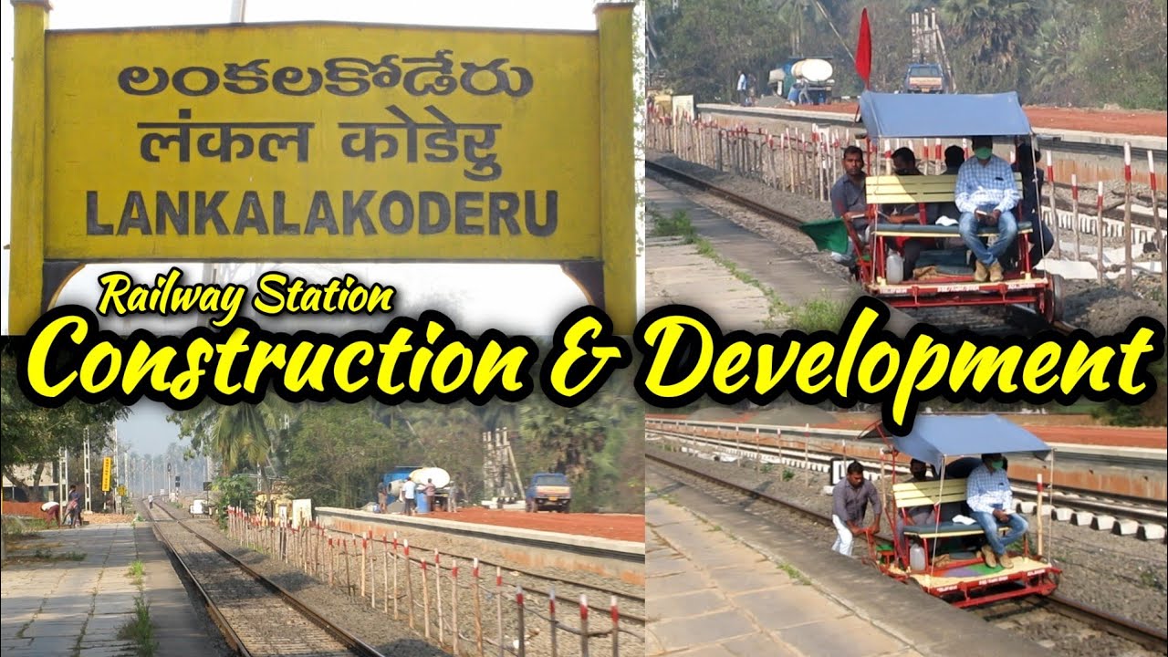 Lankalakoderu railway station doubling&electrification work update/bhimavaram to narasapur doubling