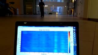 Phased array radar - ranging test 1