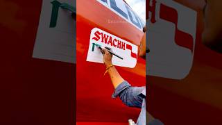 Street Artist Creates Amazing Paint Art On A Huge Tanker