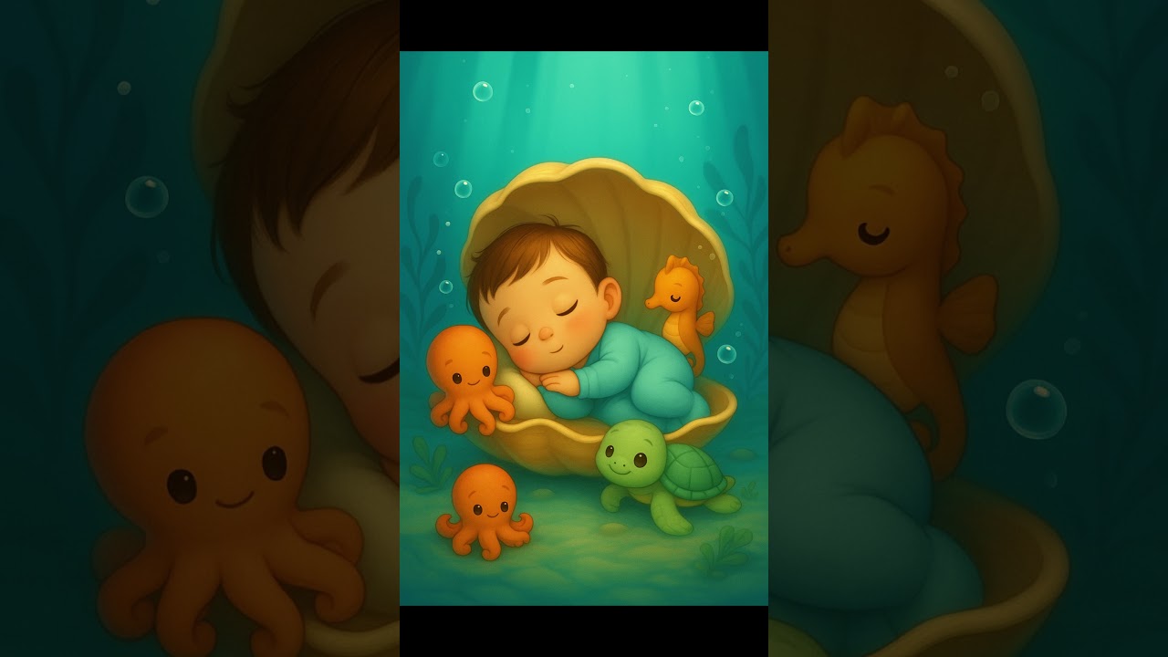 Under the Sea Dreams 🌊🐙 | Gentle Ocean Lullaby for Babies