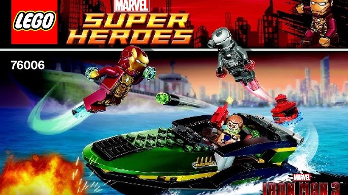 Lego Instructions - Super Heroes - 76007 - Iron Man Malibu Mansion Attack  (Book 2) - Youtube
