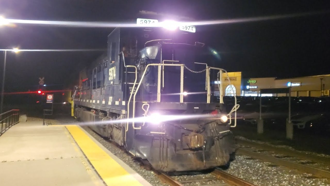 BERX 5974 leads EDBF at Claremont Jct 