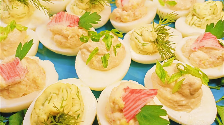 ФАРШИРОВАННЫЕ ЯЙЦА! 3 начинки! Закуска из 90-х!/STUFFED EGGS