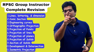 RPSC Group Instructor Complete Revision  | Engineering Drawing | All Important Topics Covered