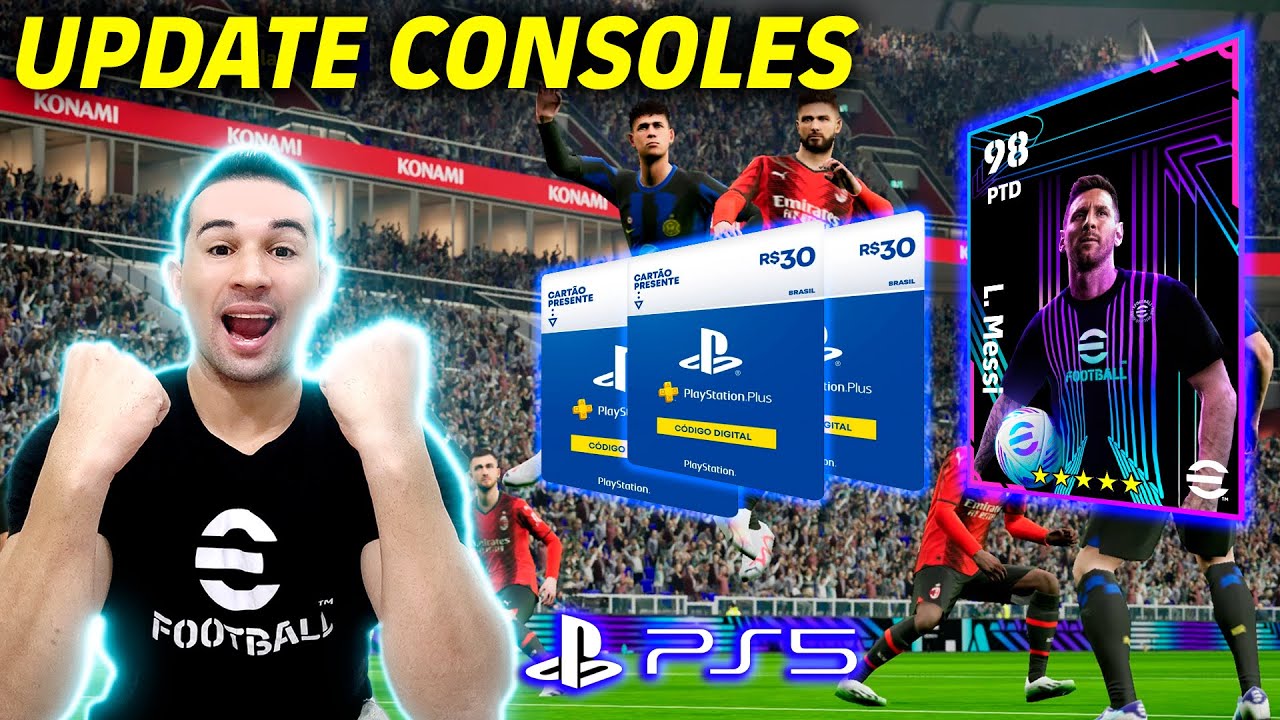 🔴 COMO BAIXAR EFOOTBALL 2024 DE GRAÇA - PES 2024 GRÁTIS - NO PS4