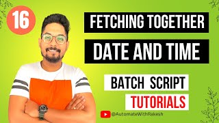 How to Fetch the Date and Time using Batch Script screenshot 5