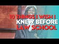 10 things i wish i knew before  law school lawstudent llb lawyer attorney 2023