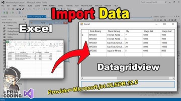 Cara Import Data Ms.Excel ke Datagridview di VB .Net | VB.Net Tutorial
