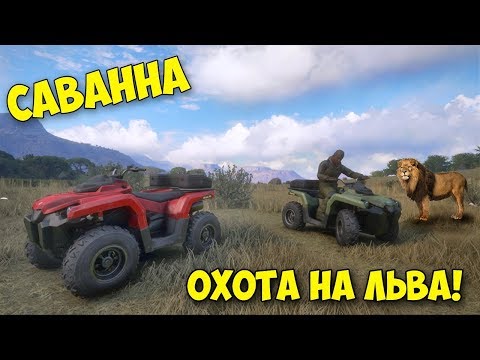 Видео: ОХОТА НА ЛЬВА В САВАННЕ - МУЛЬТИПЛЕЕР - The Hunter: Call of The Wild