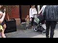 Saint West seen dancing outside the Mercer hotel in NYC