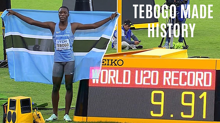 Letsile Tebogo Shocks the World at Cali 2022! 🌍🔥 | U20 Sprint Legend