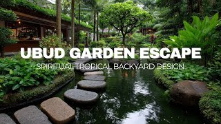 Ubud-Style Tropical Garden Design 🌴 | Bali Zen Backyard Ideas for a Peaceful Outdoor Escape