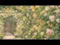 Rose Garden Archway Path Impressionist Painting | 4K Art for TV Screensaver 3 Hours