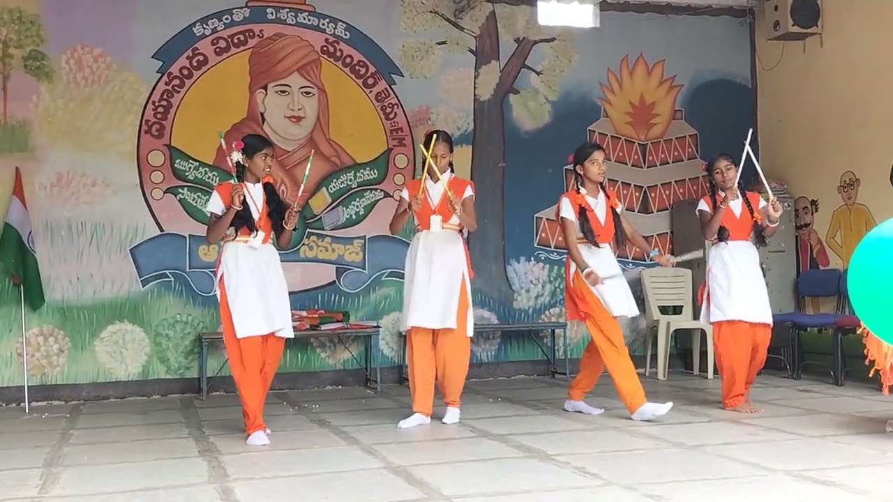 Kolattam dance [Desh Rangila] 77th Independence day[D.V.M School]
