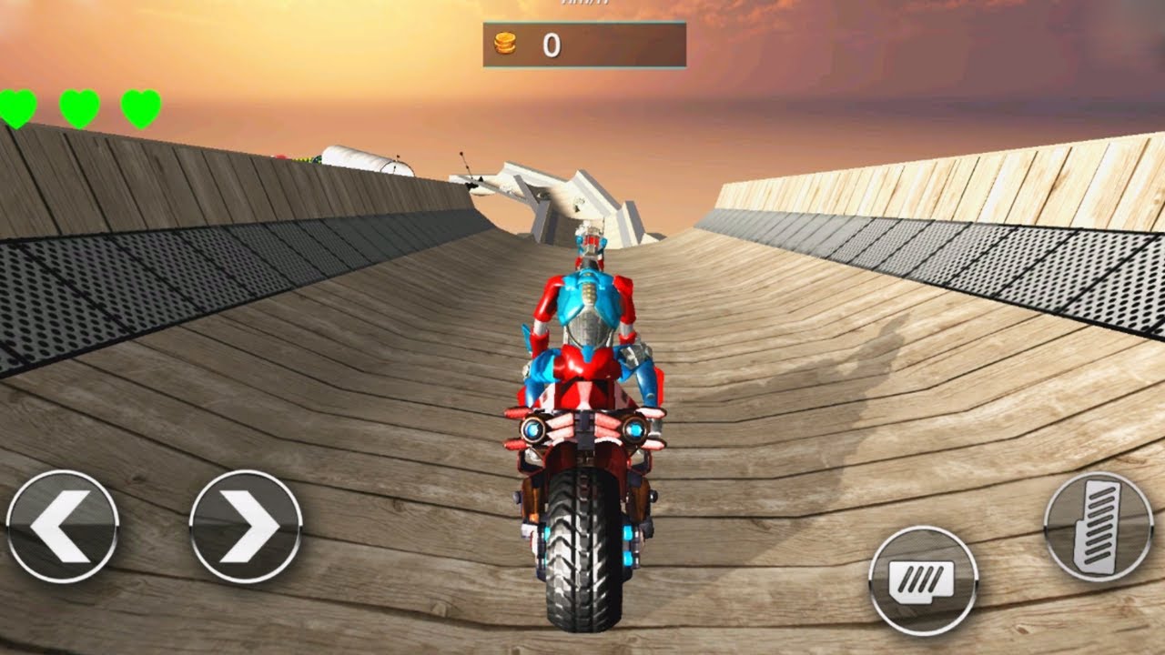 Police Robot Bike Stunt - Mega Ramp Bike Game 2021 - Android Gameplay #2