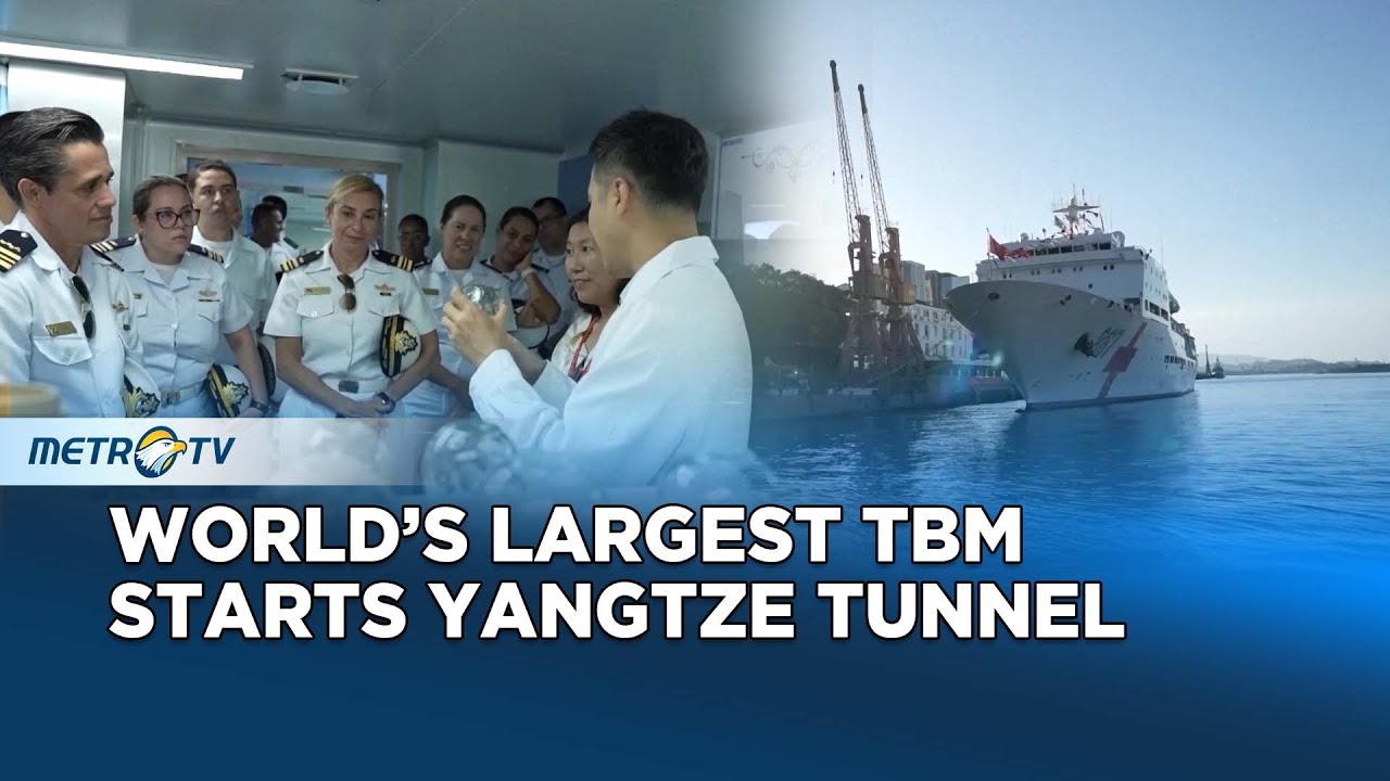 World’s Largest Tunnel Boring Machine Starts Yangtze Project
