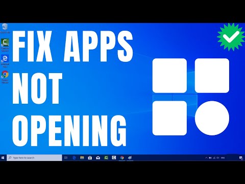 How To Fix Apps Not Opening on Windows 10  | Solve Apps Problems on Windows 10